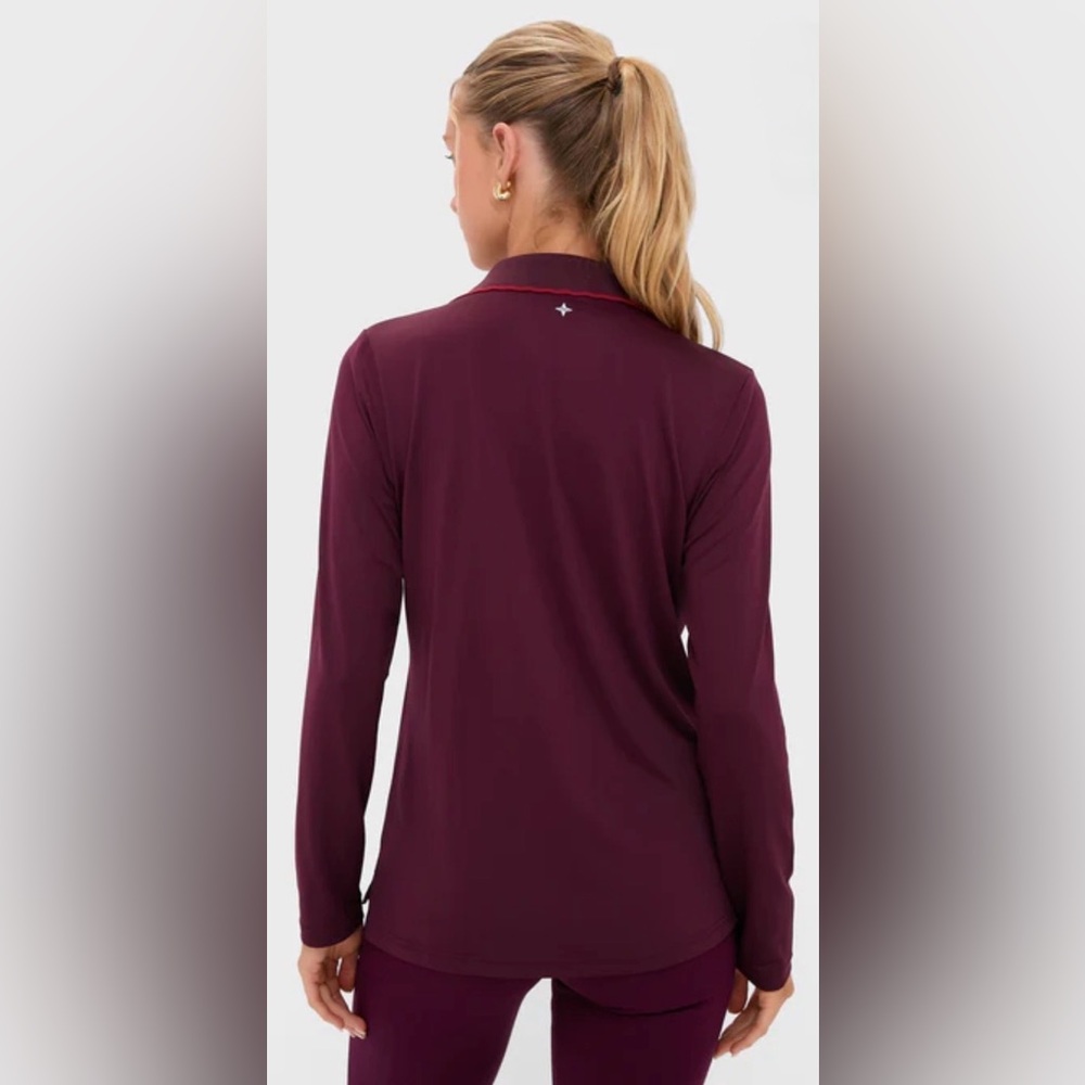 Tuckernuck Winetasting Performance Jersey Caroline Polo | L | Long Sleeves | NWT - Picture 2 of 12
